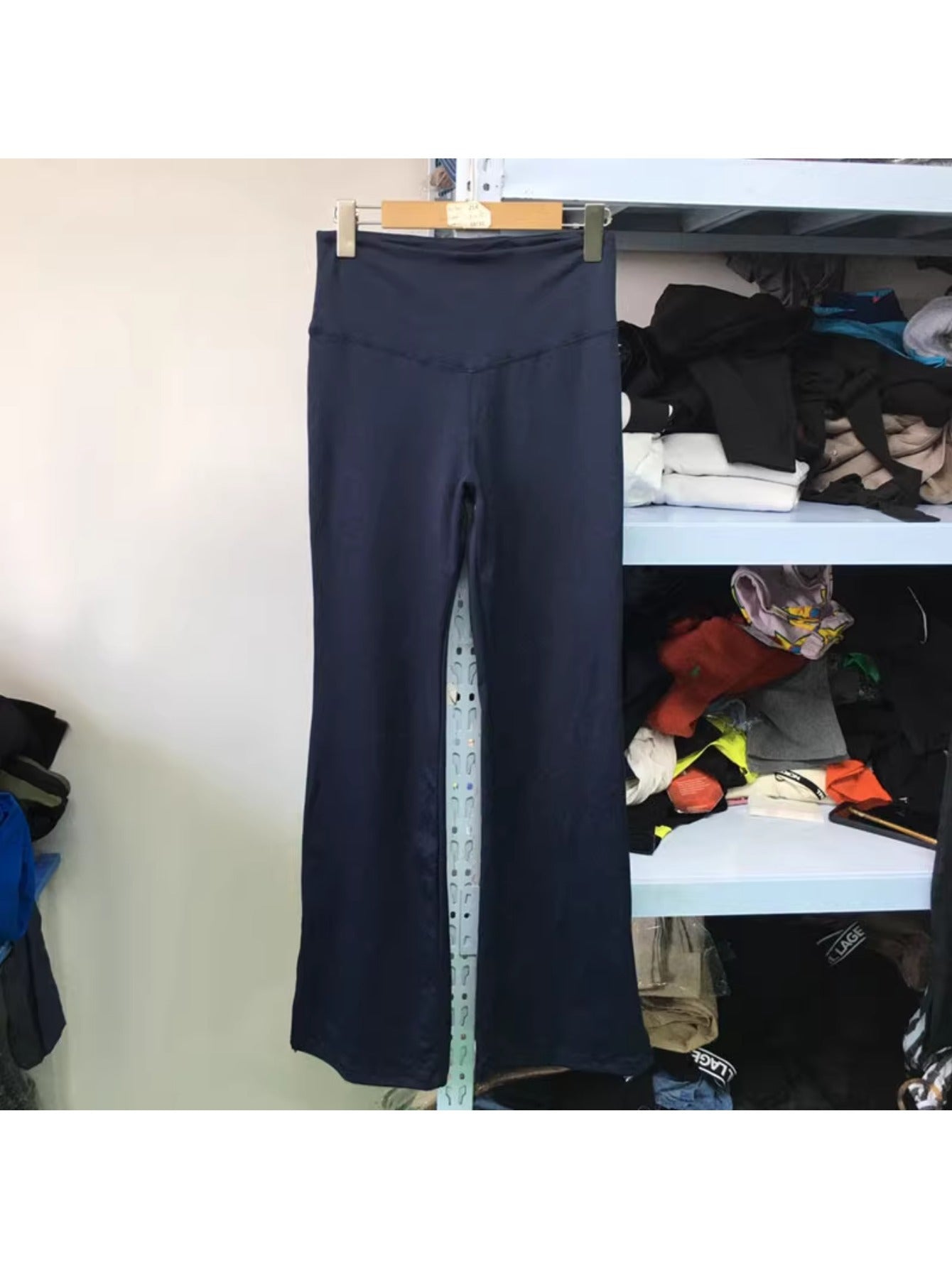Women's Wide Leg Micro-Flared Elastic Firming Long Pants