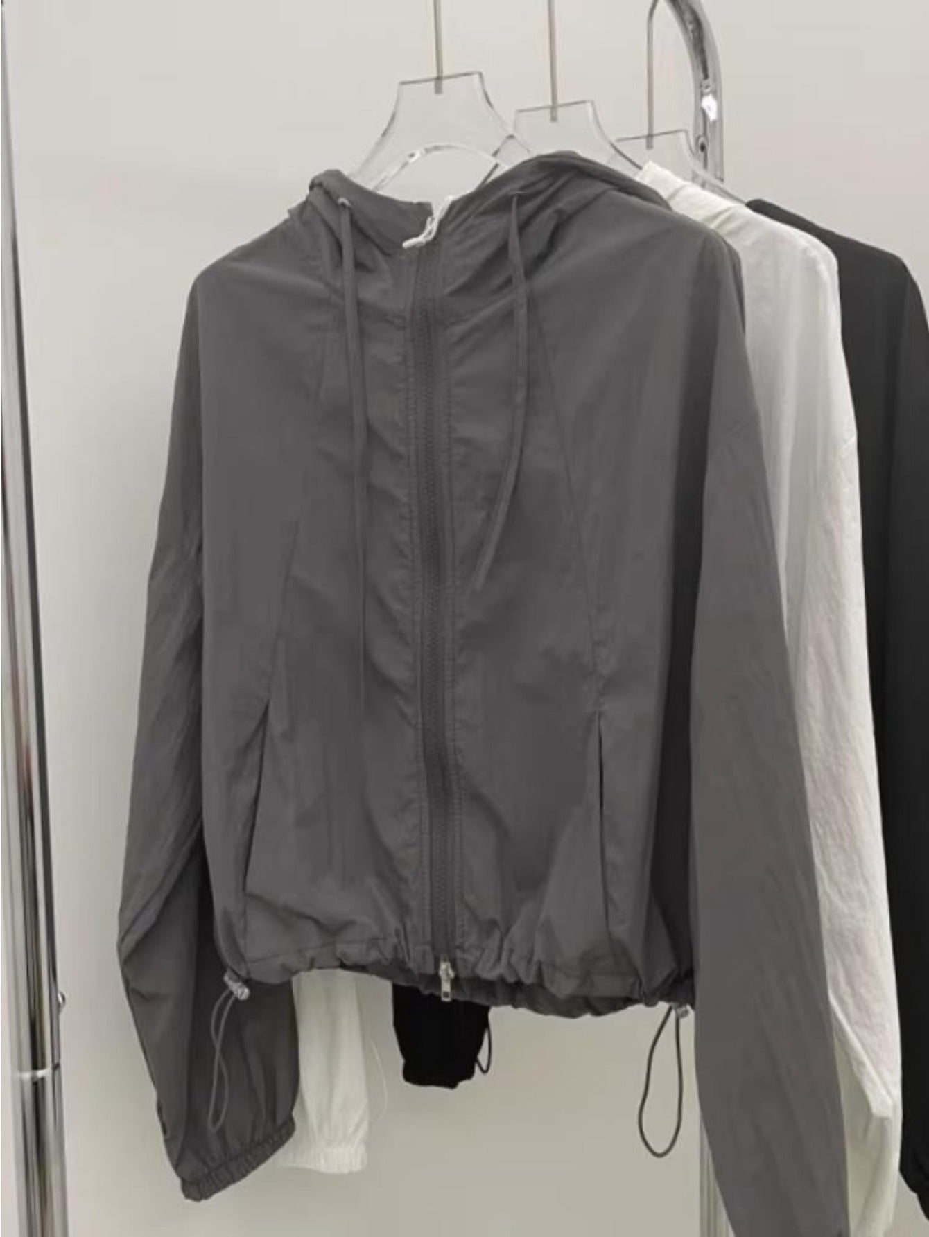 Jacket sunscreen jacket women's 2024 summer new niche Korean casual loose breathable sunscreen