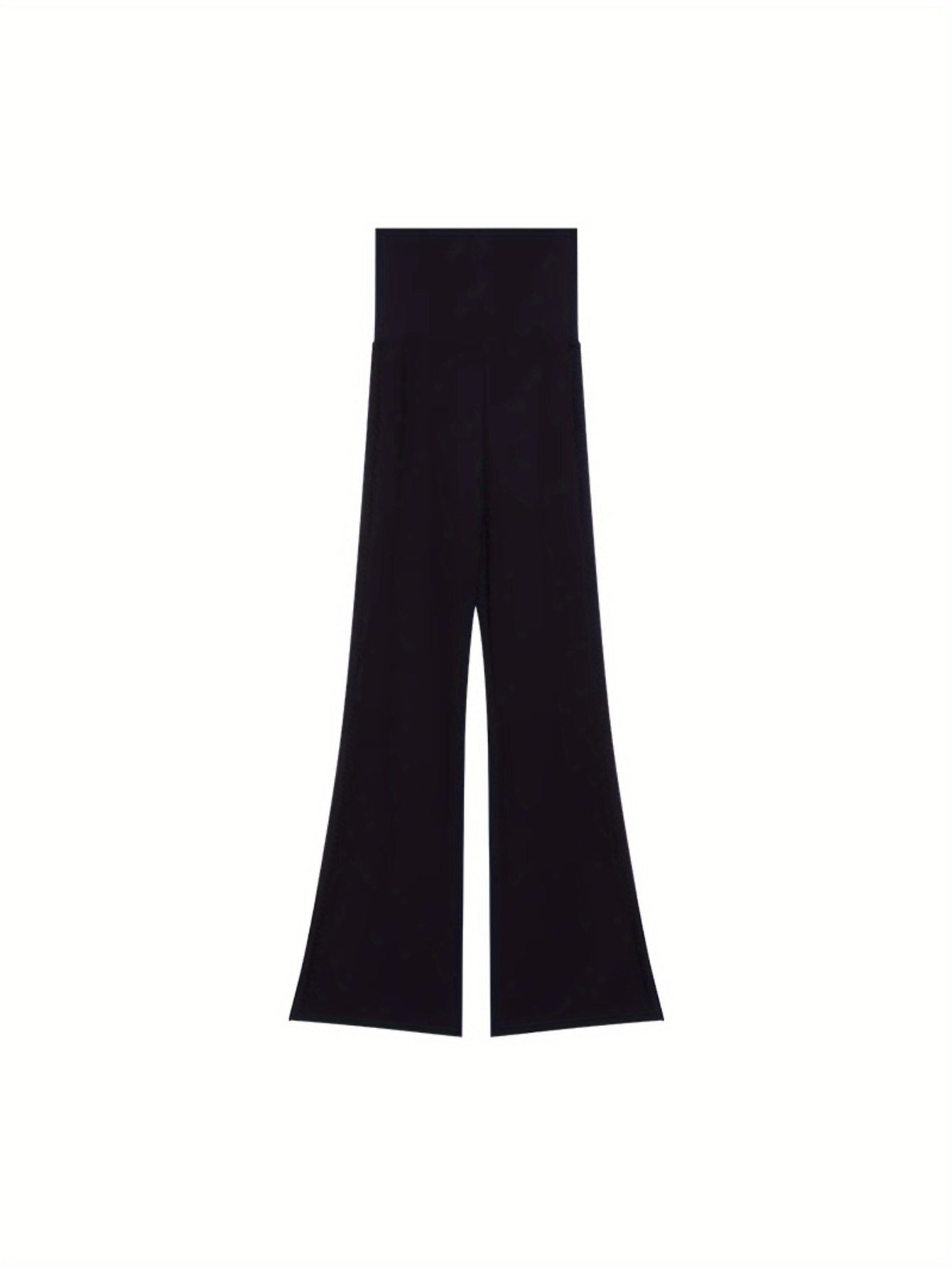 Black slim-fitting micro-flared pants women's summer niche drape casual pants floor-mopping pants trousers