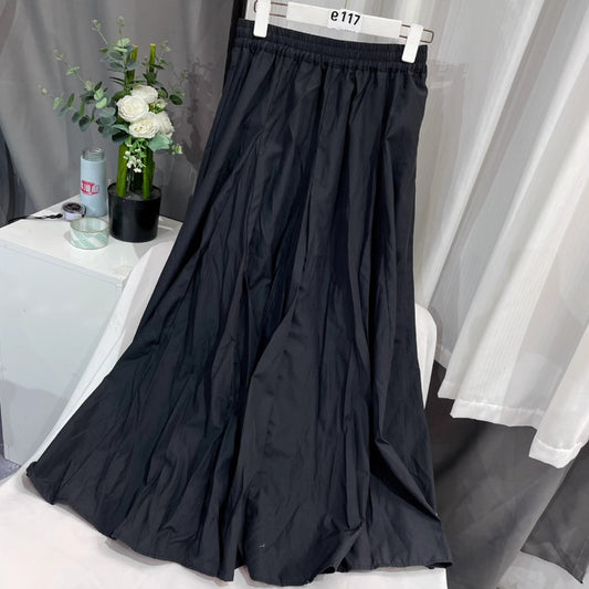 Women's spring and summer new full elastic loose skirt