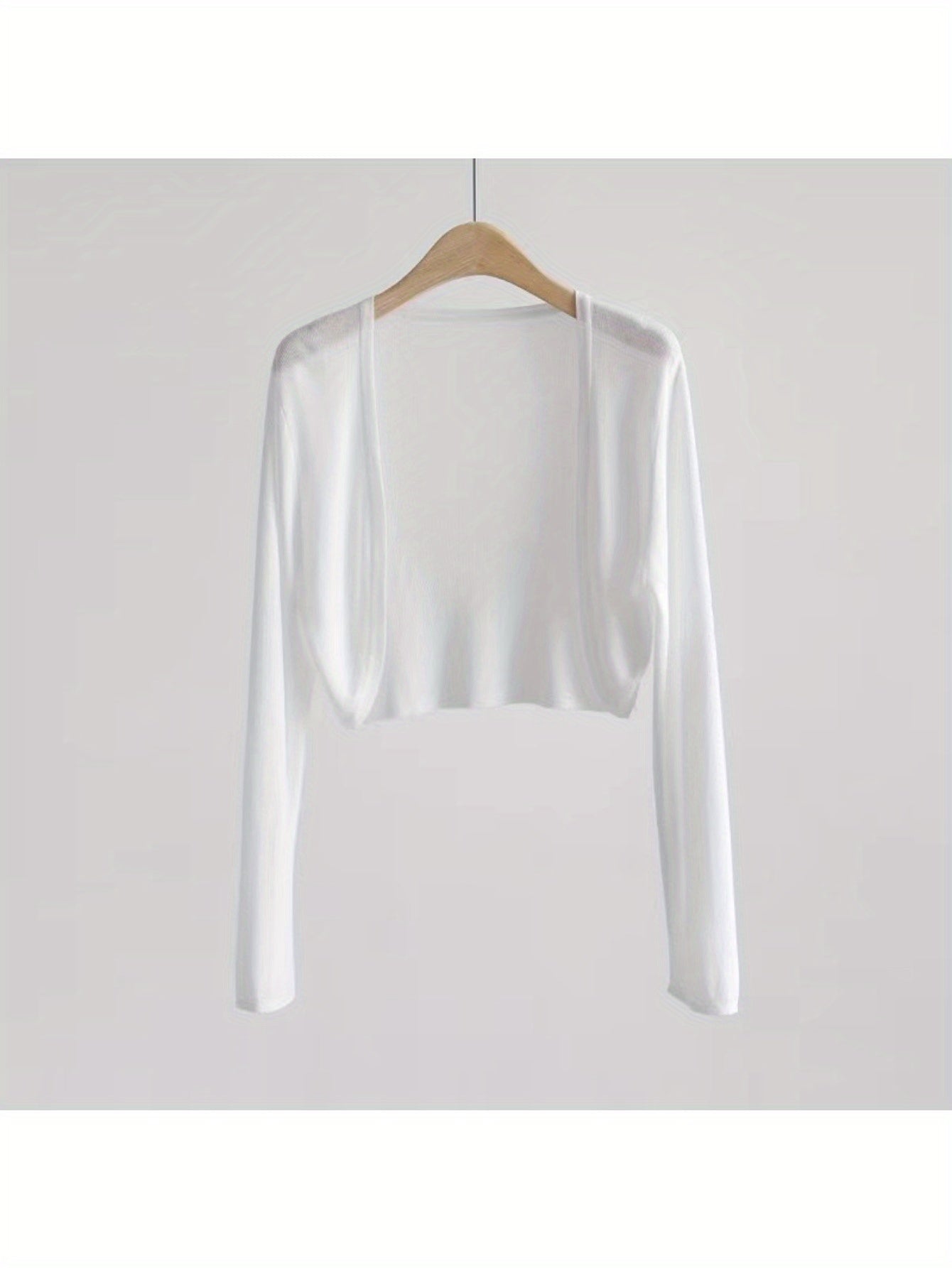 Tencel cardigan buckle-free shawl thin knitted sunscreen shirt with women's V-neck air-conditioning shirt