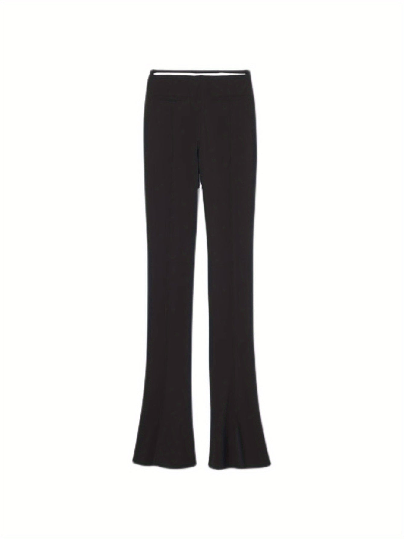 Tall straight legs slim high waist versatile adjustable belt slightly pull pants women's summer new trend